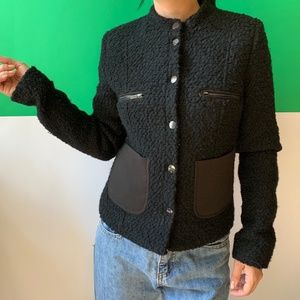 European Button Up Wool Sweater